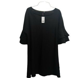 NWT Big Strike USA by HS Little Black Dress Mid-Thigh Ladies Size Large *NEW*